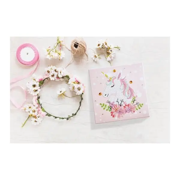 Bild: 4895225928361 | Diamond Dotz Verträumtes Einhorn | Kit (Bastelset) | 2592836 | Deutsch