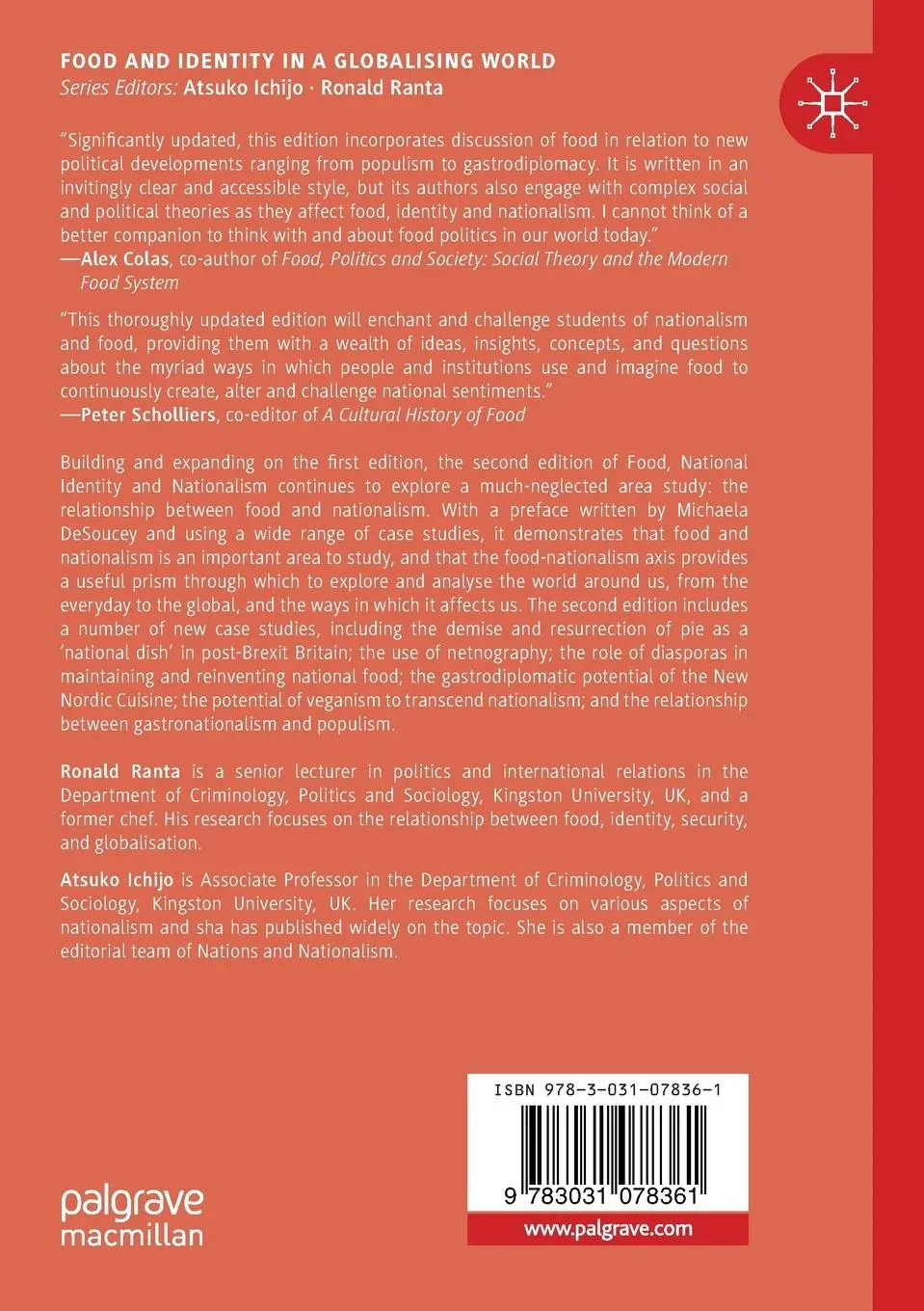 Rückseite: 9783031078361 | Food, National Identity and Nationalism | Atsuko Ichijo (u. a.) | Buch