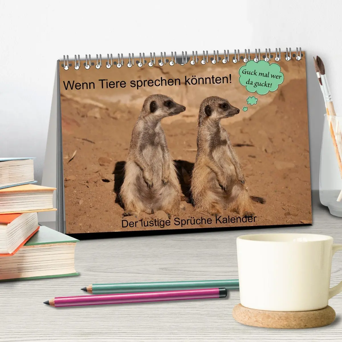 Bild: 9783457638361 | Wenn Tiere sprechen könnten! Der lustige Sprüche Kalender...