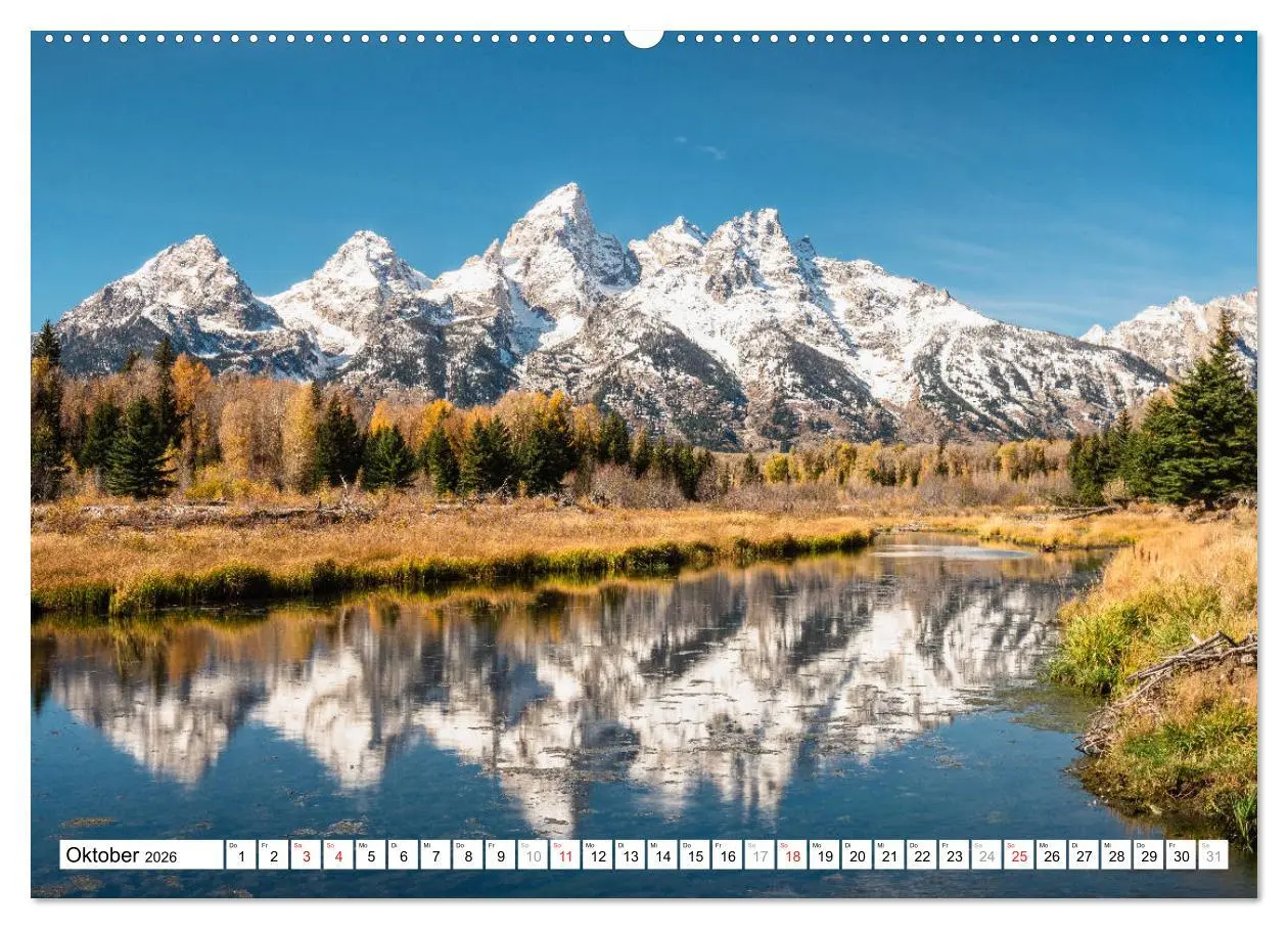 Bild: 9783457878361 | Grand Teton National Park (Wandkalender 2026 DIN A2 quer), CALVENDO...