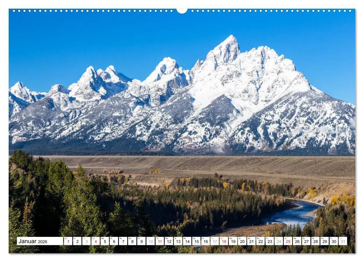 Bild: 9783457878361 | Grand Teton National Park (Wandkalender 2026 DIN A2 quer), CALVENDO...