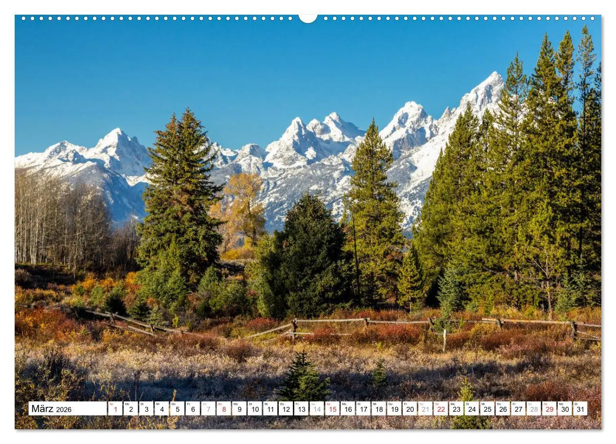 Bild: 9783457878361 | Grand Teton National Park (Wandkalender 2026 DIN A2 quer), CALVENDO...