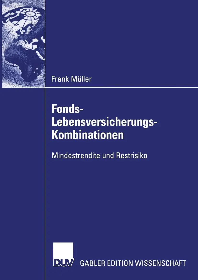 Cover: 9783824478361 | Fonds-Lebensversicherungs-Kombinationen | Frank Müller | Taschenbuch