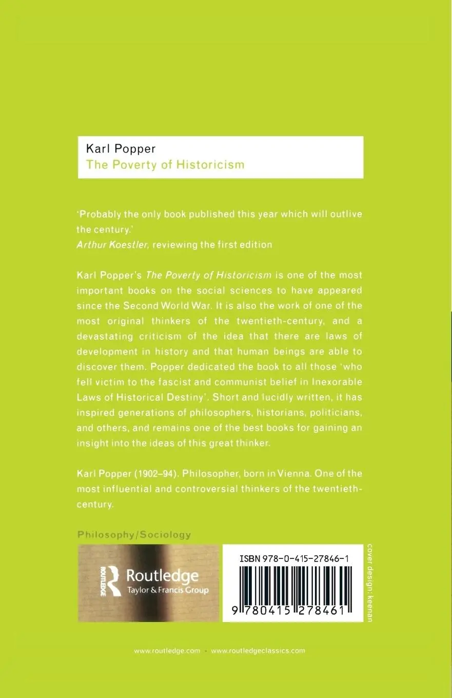 Rückseite: 9780415278461 | The Poverty of Historicism | Karl Popper | Taschenbuch | Englisch