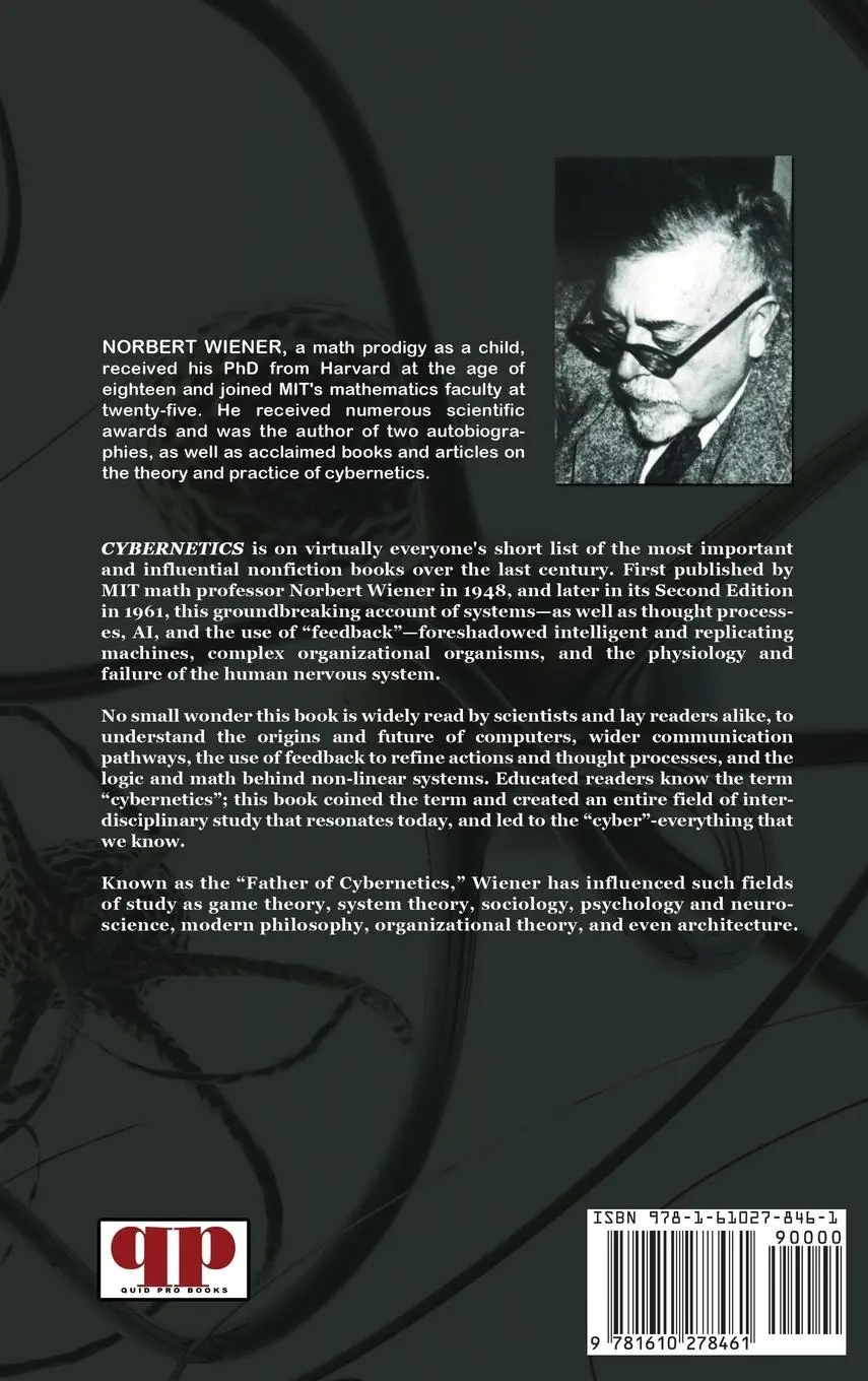 Rückseite: 9781610278461 | Cybernetics, Second Edition | Norbert Wiener | Buch | Englisch | 2015