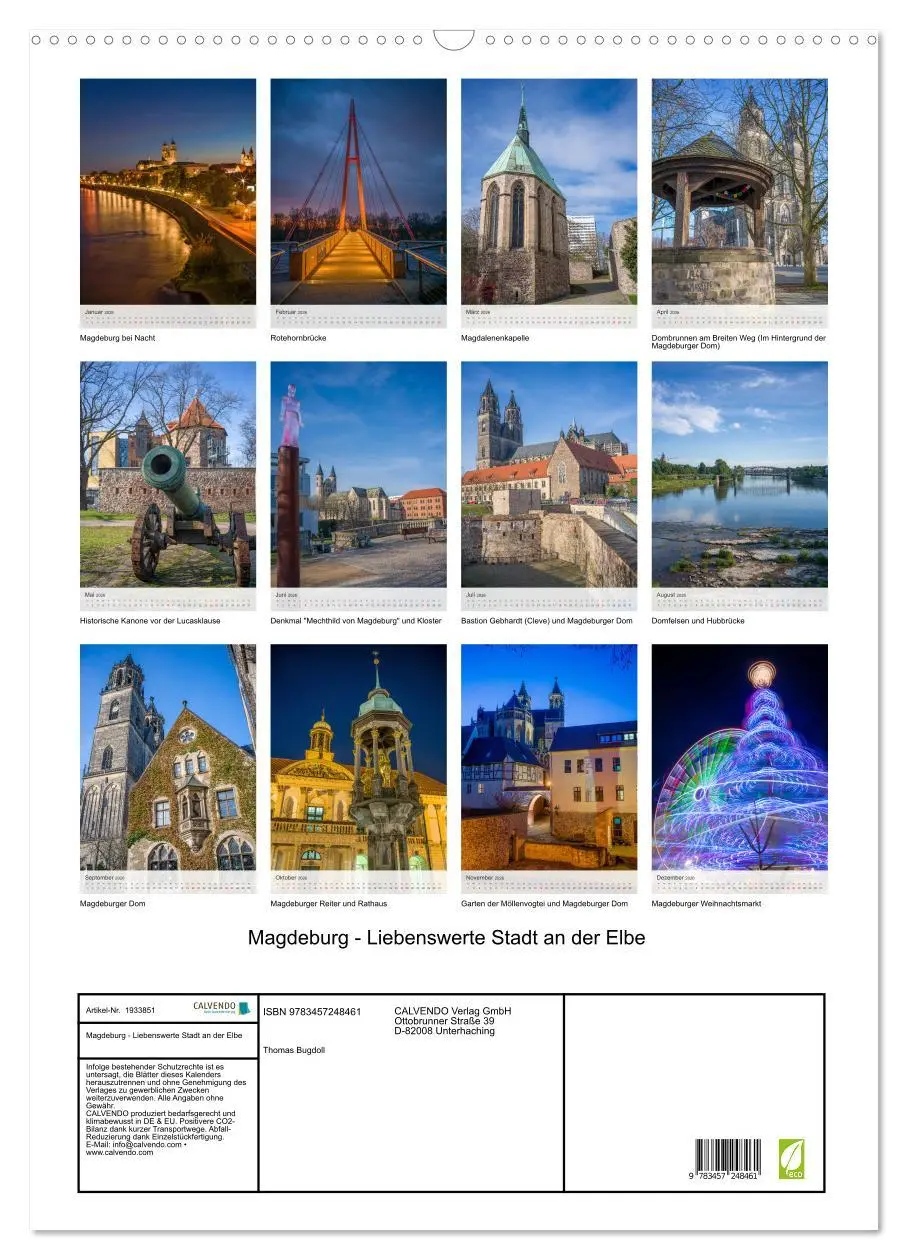 Bild: 9783457248461 | Magdeburg - Liebenswerte Stadt an der Elbe (Wandkalender 2026 DIN...