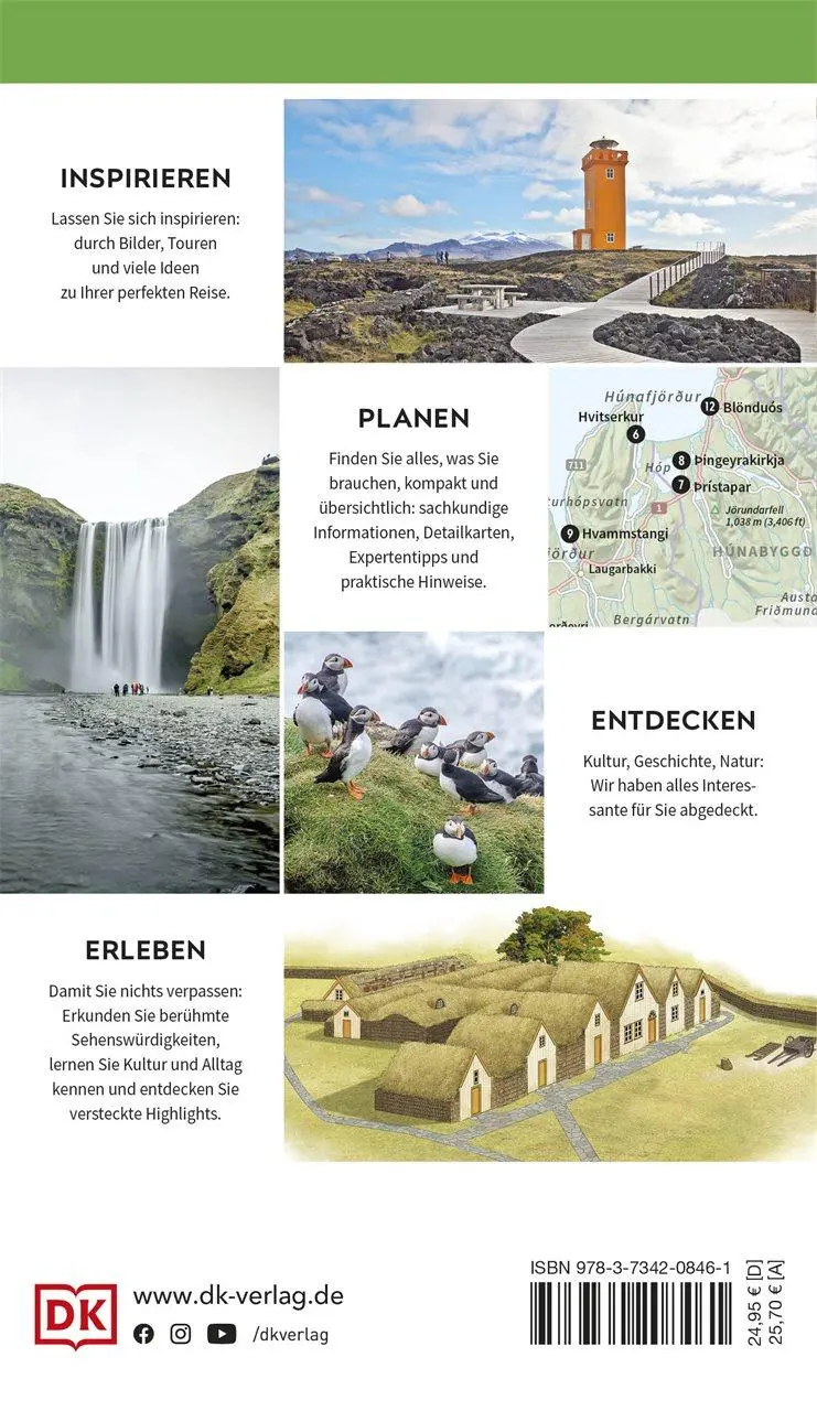 Rückseite: 9783734208461 | Vis-à-Vis Reiseführer Island | Mit detailreichen 3-D-Illustrationen