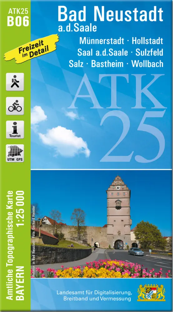 Cover: 9783899338461 | Bad Neustadt 1 : 25 000 | Digitalisierung | (Land-)Karte | Deutsch