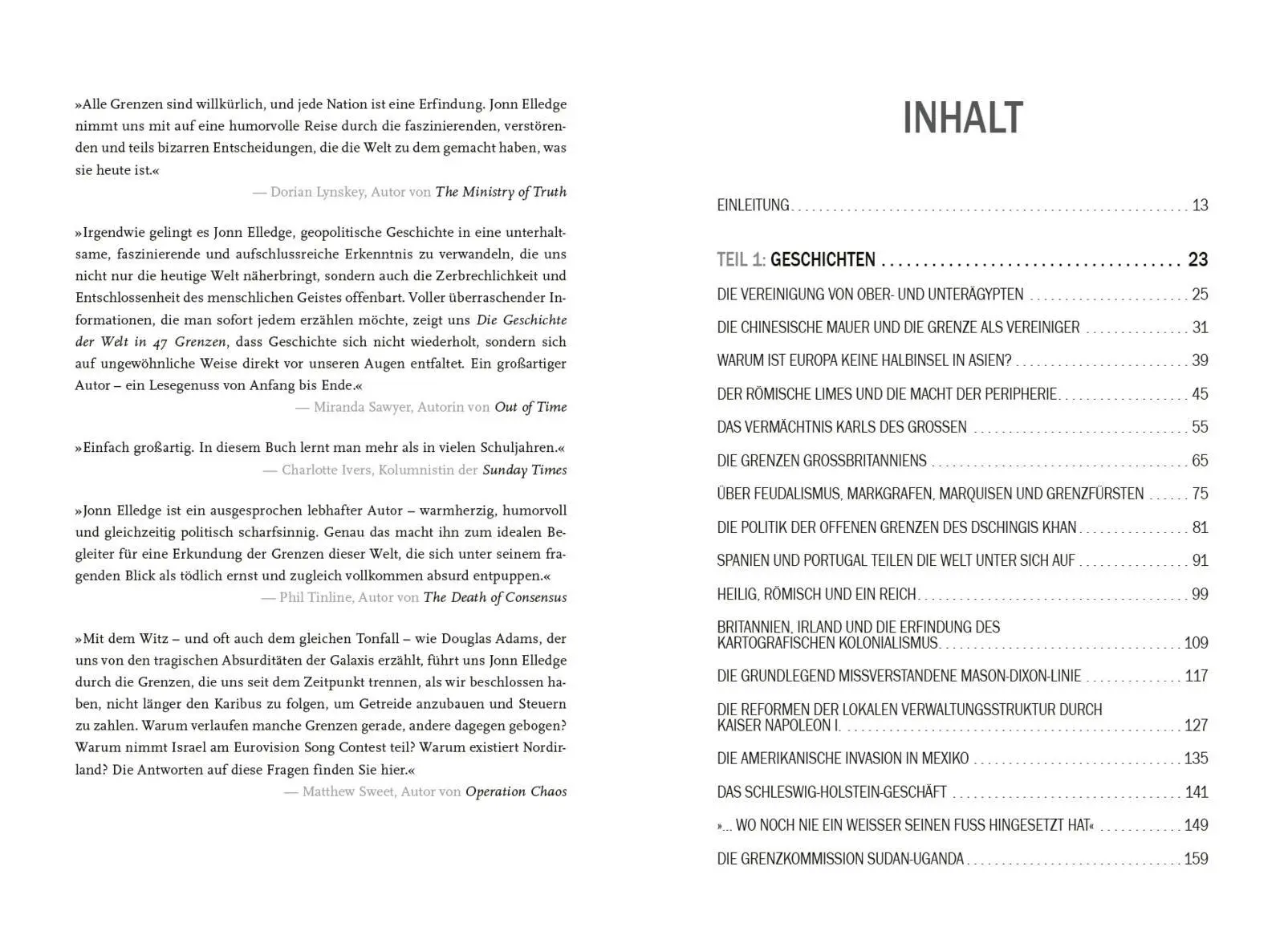 Bild: 9783959728461 | Die Geschichte der Welt in 47 Grenzen | Jonn Elledge | Buch | 400 S.