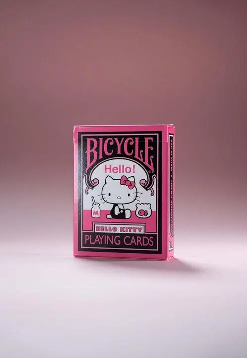 Bild: 73854098561 | Bicycle Hello Kitty - Black and Pink (Designer Spielkarten, Poker,...