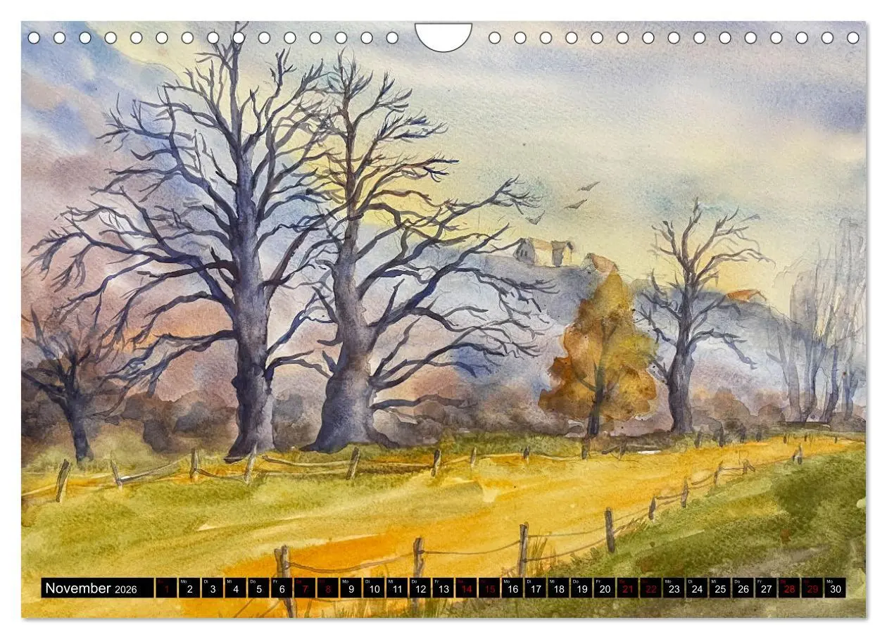 Bild: 9783457308561 | Dresden und das Elbtal - Ein Aquarellkalender von Claudia Pinkau...
