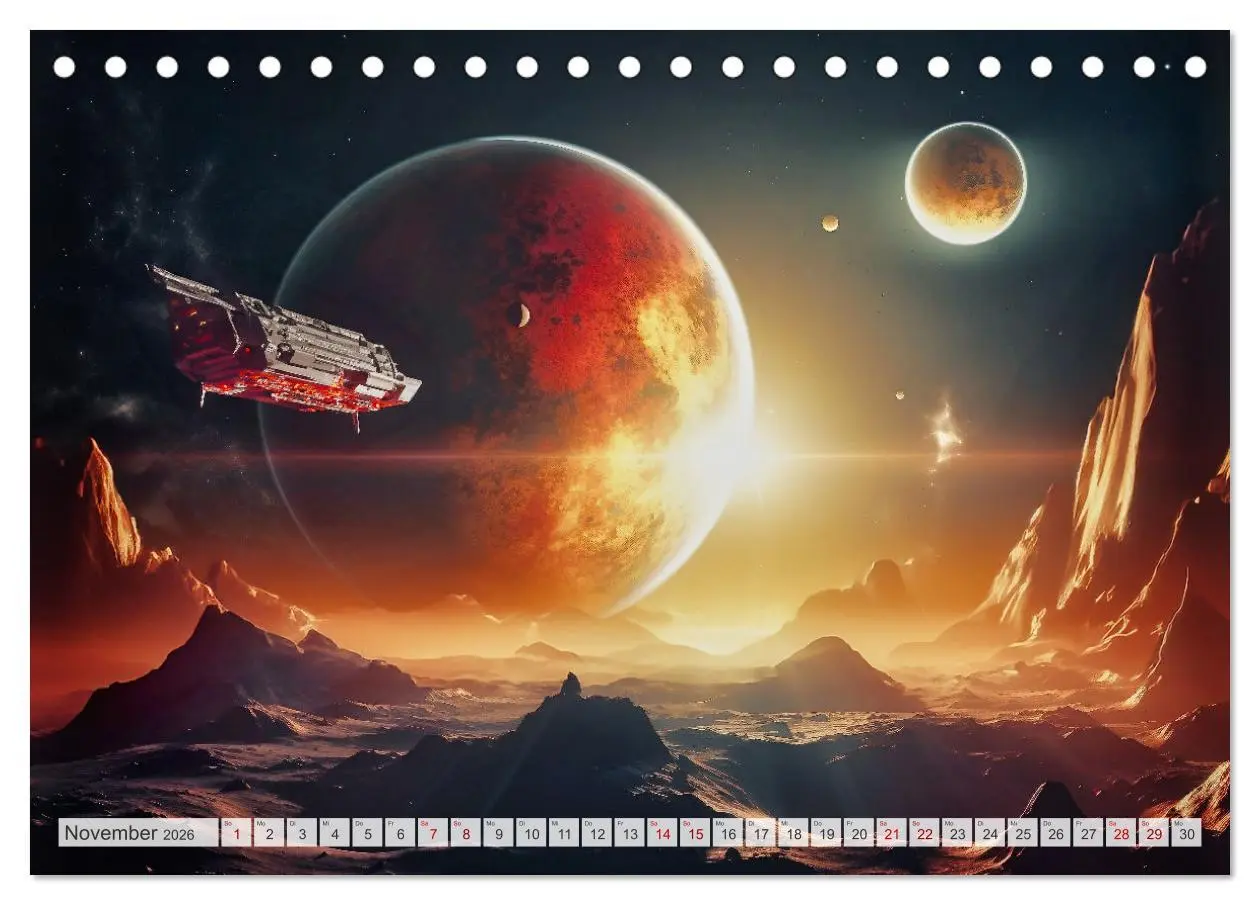 Bild: 9783457478561 | Extraterrestrisch - Auf fremden Planeten (Tischkalender 2026 DIN A5...