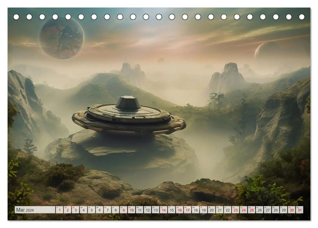 Bild: 9783457478561 | Extraterrestrisch - Auf fremden Planeten (Tischkalender 2026 DIN A5...