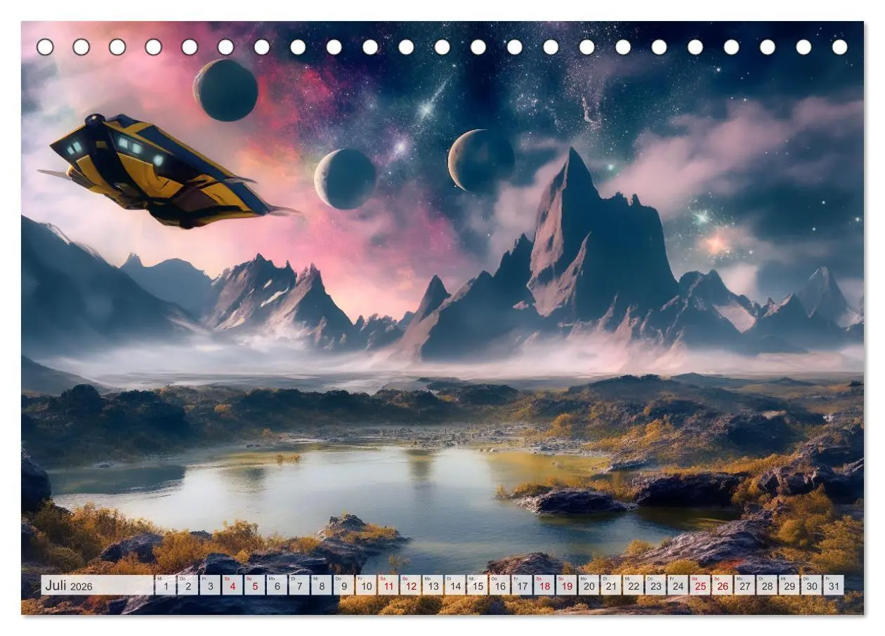 Bild: 9783457478561 | Extraterrestrisch - Auf fremden Planeten (Tischkalender 2026 DIN A5...