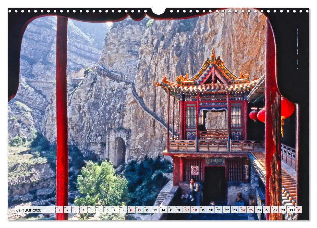 Bild: 9783457858561 | Die Grotten und hängenden Klöster von Yungang (Wandkalender 2026...