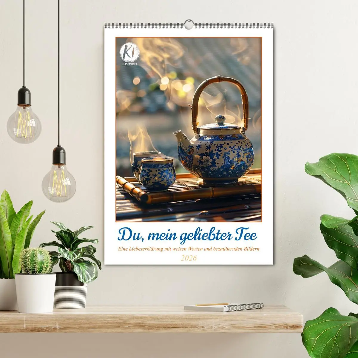 Bild: 9783516258561 | Du, mein geliebter Tee (Wandkalender 2026 DIN A2 hoch), CALVENDO...