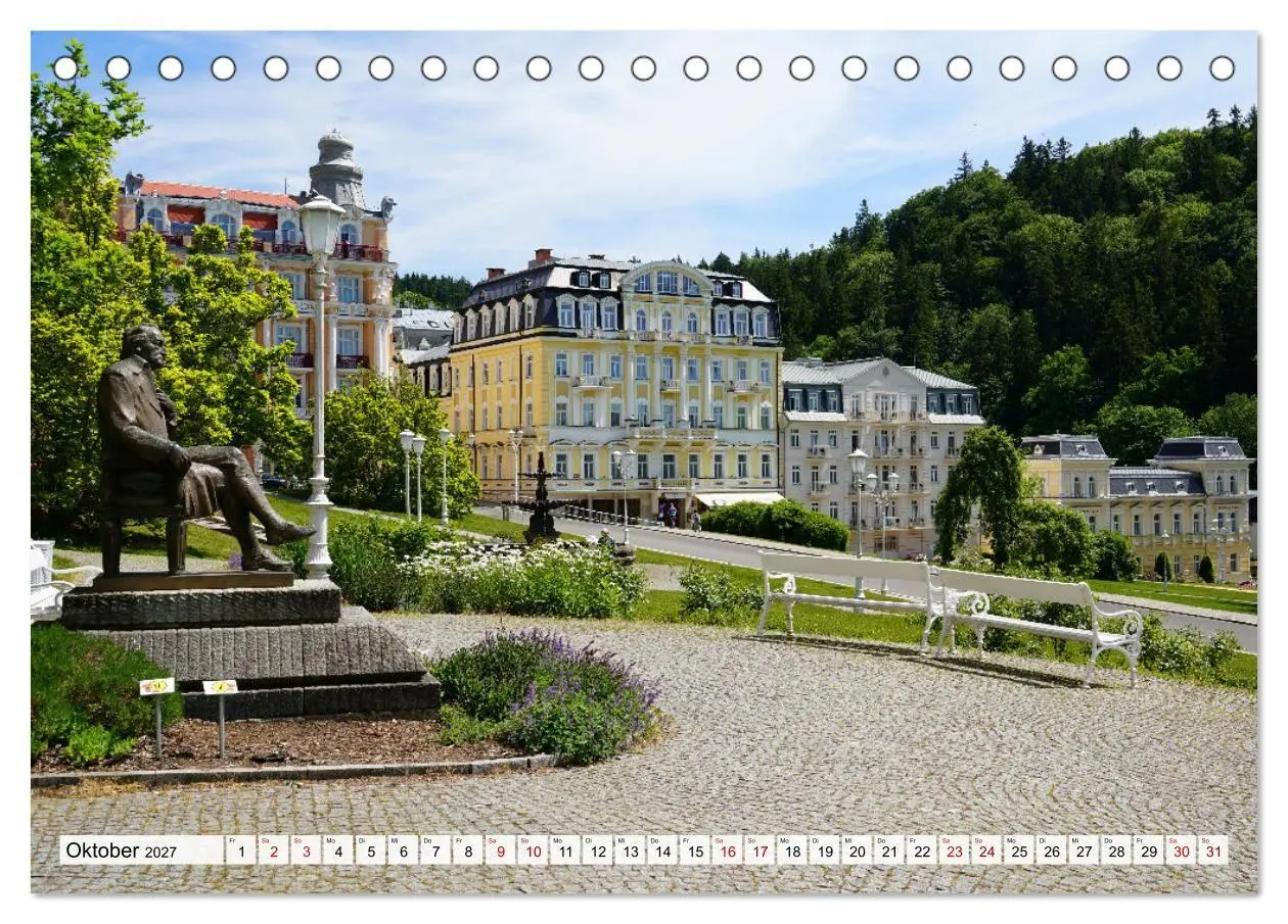Bild: 9783569278561 | Kurort Marienbad (Tischkalender 2027 DIN A5 quer), CALVENDO...