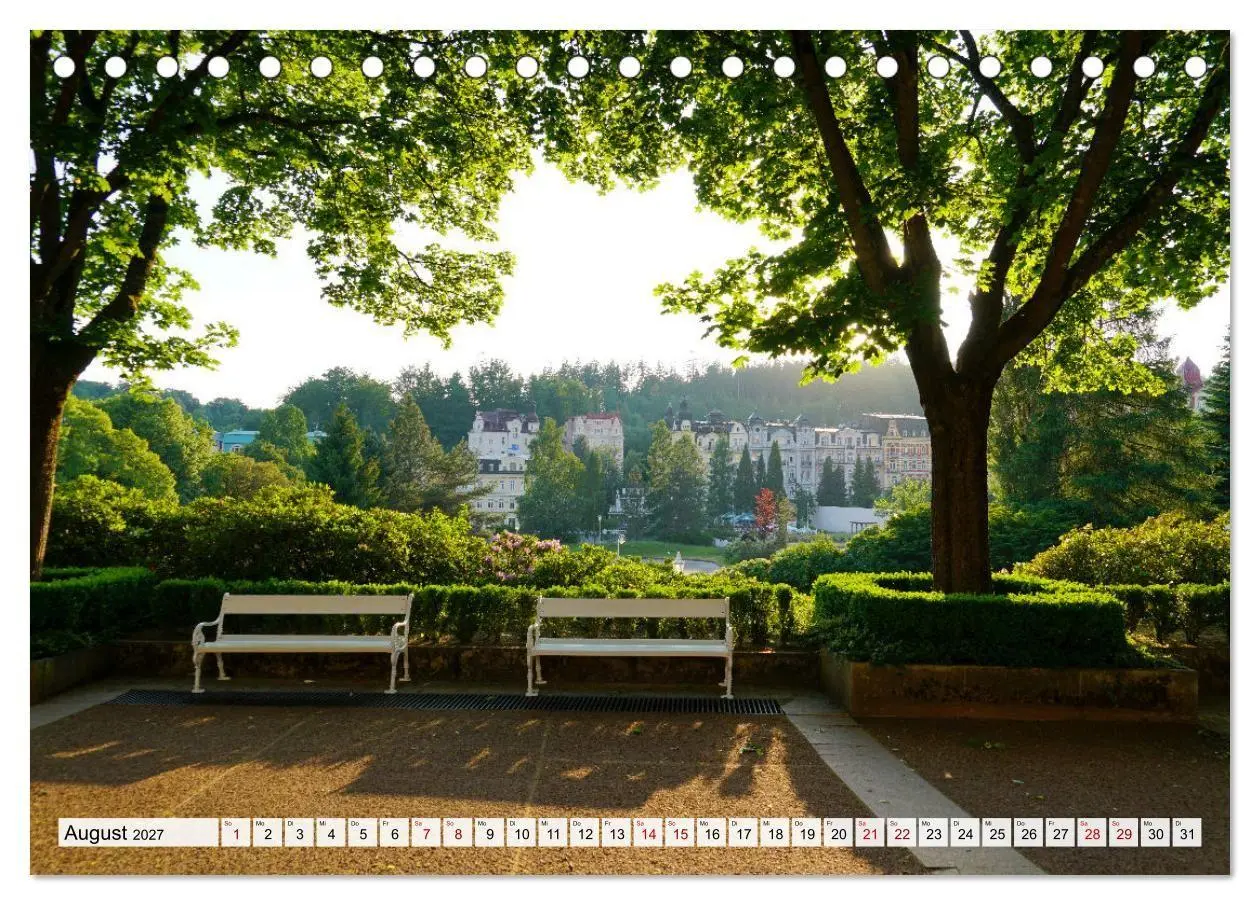 Bild: 9783569278561 | Kurort Marienbad (Tischkalender 2027 DIN A5 quer), CALVENDO...