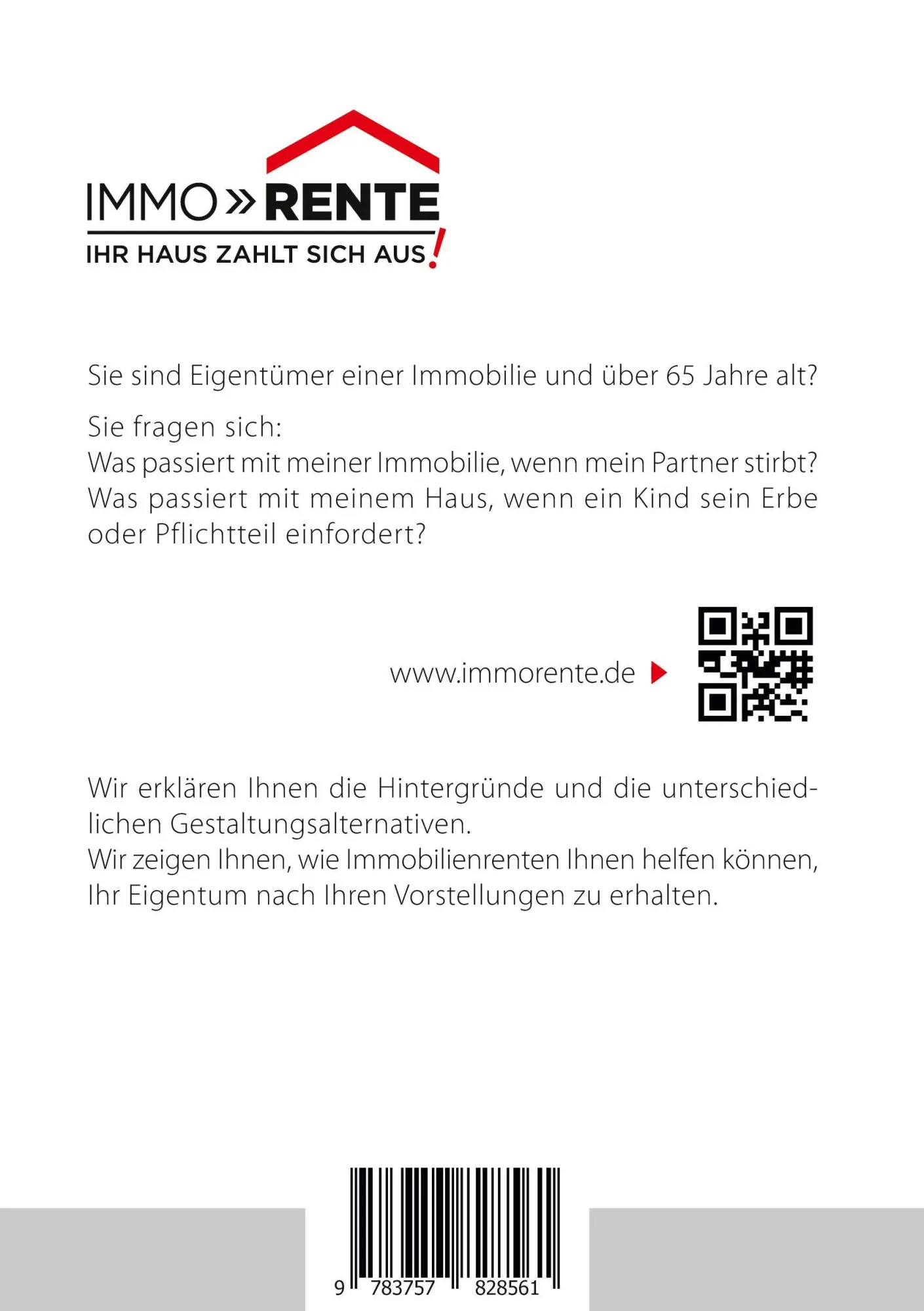 Rückseite: 9783757828561 | Erbregelungen bei selbstbewohnten Immobilien | Flesch (u. a.) | Buch