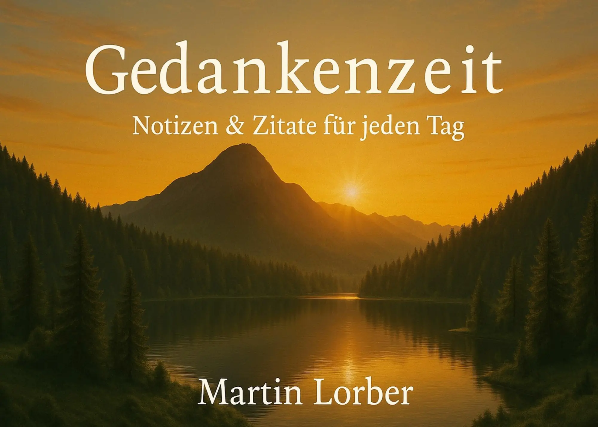Cover: 9783819298561 | Gedankenzeit - Notizen &amp; Zitate für jeden Tag | Martin Lorber | Buch