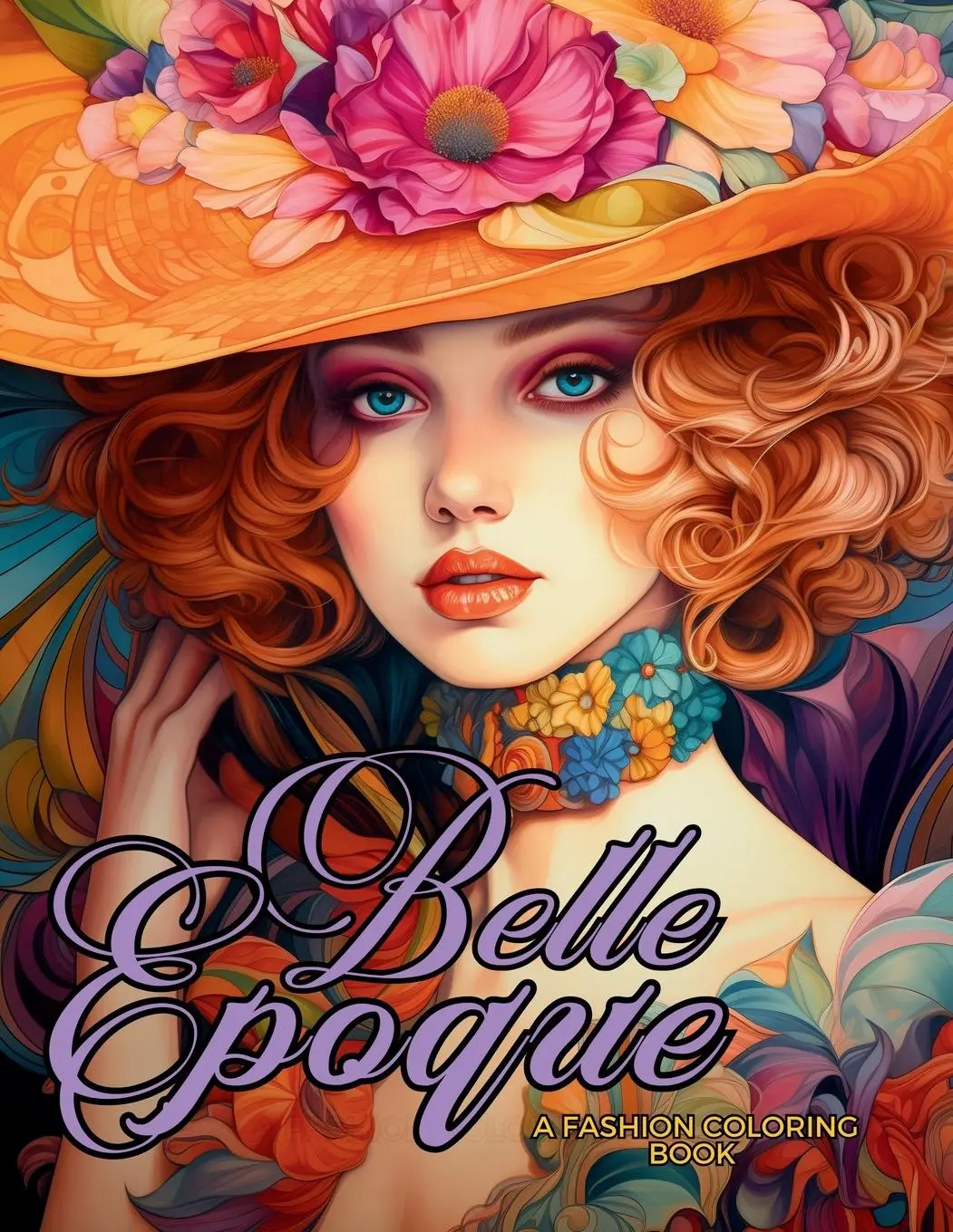Cover: 9786598208561 | Belle Époque - A Golden Age Fashion Coloring Book | Enchanted Tones