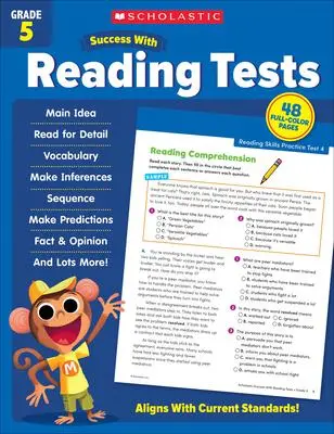 Cover: 9781338798661 | Scholastic Success with Reading Tests Grade 5 Workbook | Resources