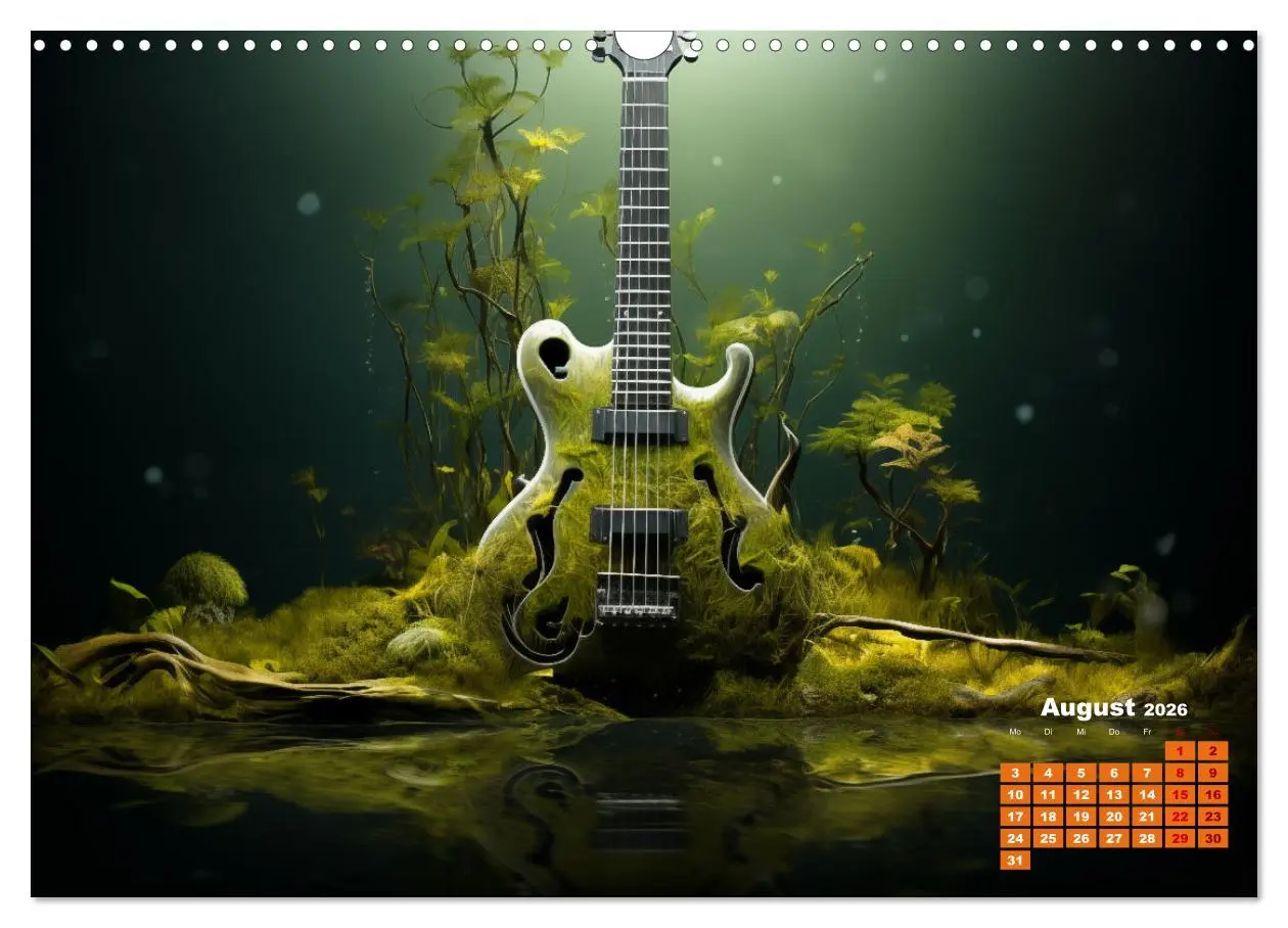 Bild: 9783457468661 | Sechs Saiten, Zwölf Monate - Der Gitarrenkalender (Wandkalender...