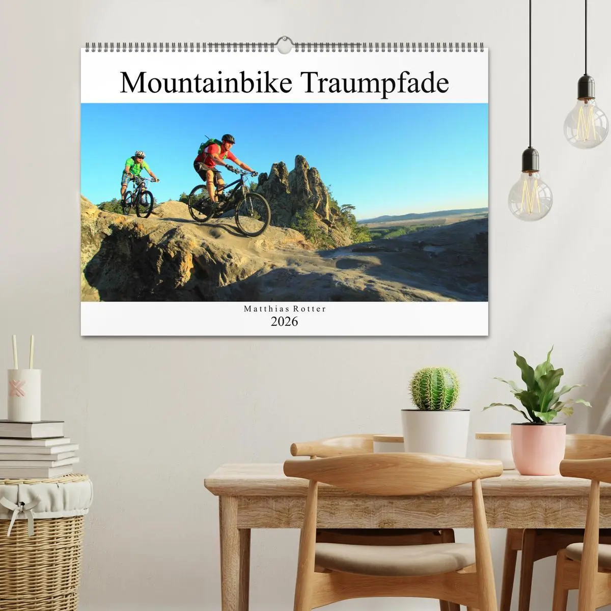 Bild: 9783457848661 | Mountainbike Traumpfade (Wandkalender 2026 DIN A2 quer), CALVENDO...