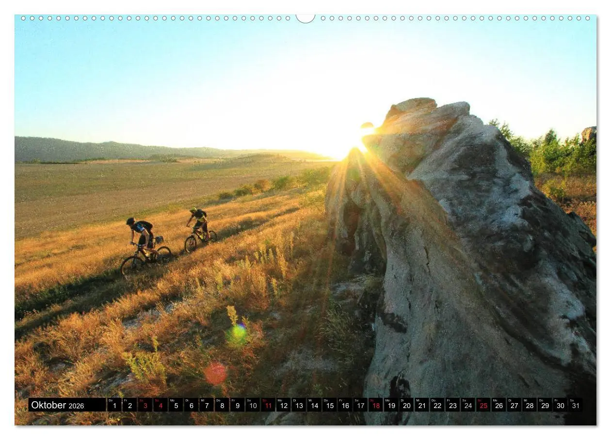 Bild: 9783457848661 | Mountainbike Traumpfade (Wandkalender 2026 DIN A2 quer), CALVENDO...