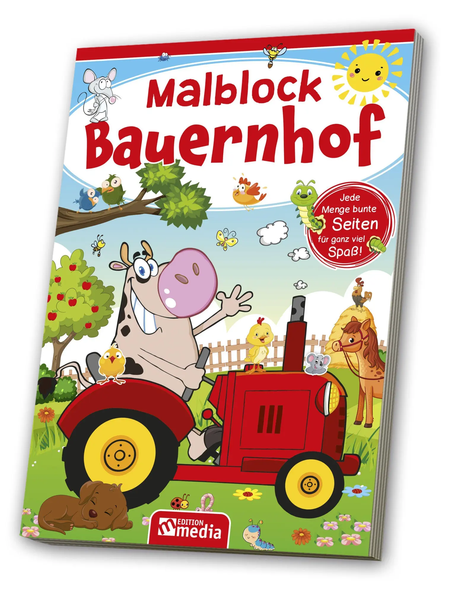 Cover: 4019393988761 | Malblock A5 - Bauernhof | Taschenbuch | Deutsch | 2023