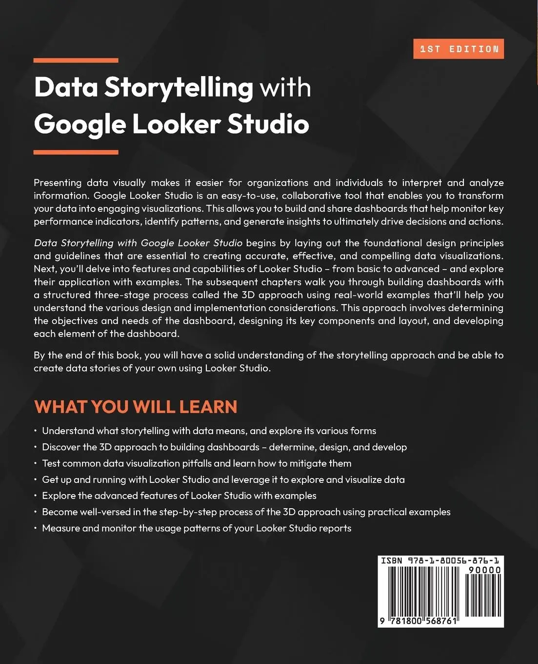 Rückseite: 9781800568761 | Data Storytelling with Google Looker Studio | Sireesha Pulipati | Buch