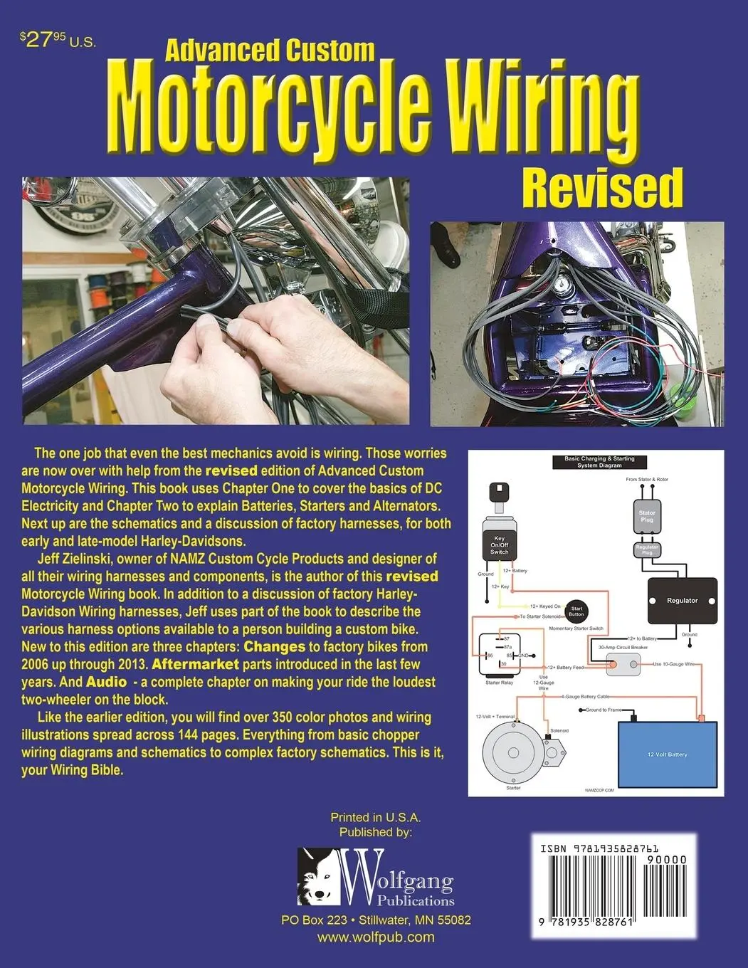 Rückseite: 9781935828761 | Advanced Custom Motorcycle Wiring- Revised Edition | Jeff Zielinski