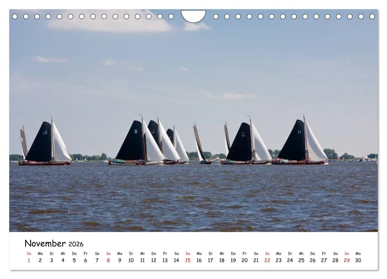 Bild: 9783457838761 | Wassersport Fryslân (Wandkalender 2026 DIN A4 quer), CALVENDO...