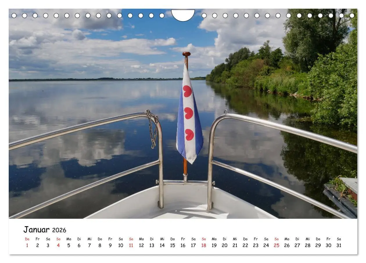 Bild: 9783457838761 | Wassersport Fryslân (Wandkalender 2026 DIN A4 quer), CALVENDO...