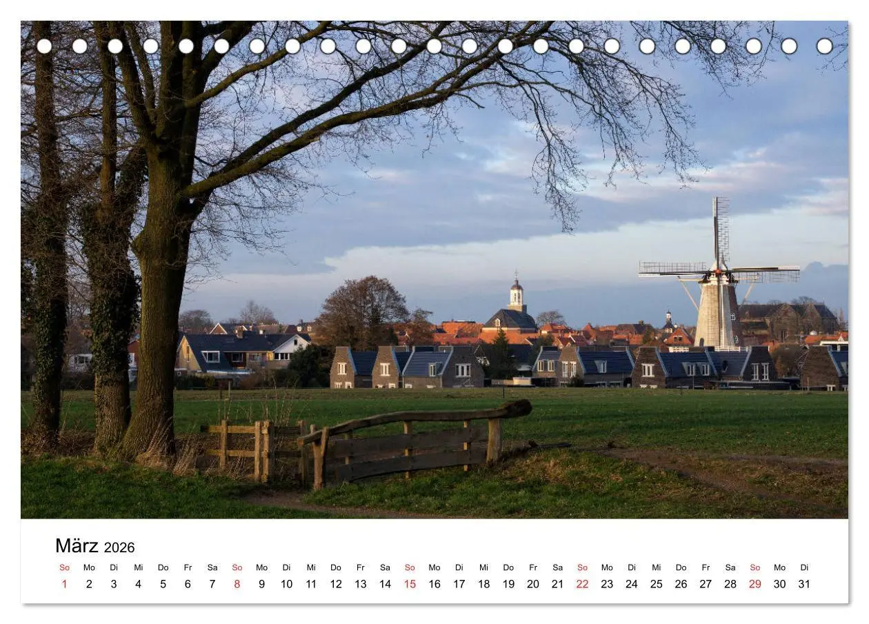 Bild: 9783457908761 | DIE SCHÖNSTEN WINDMÜHLEN IN HOLLAND 2026 (Tischkalender 2026 DIN A5...