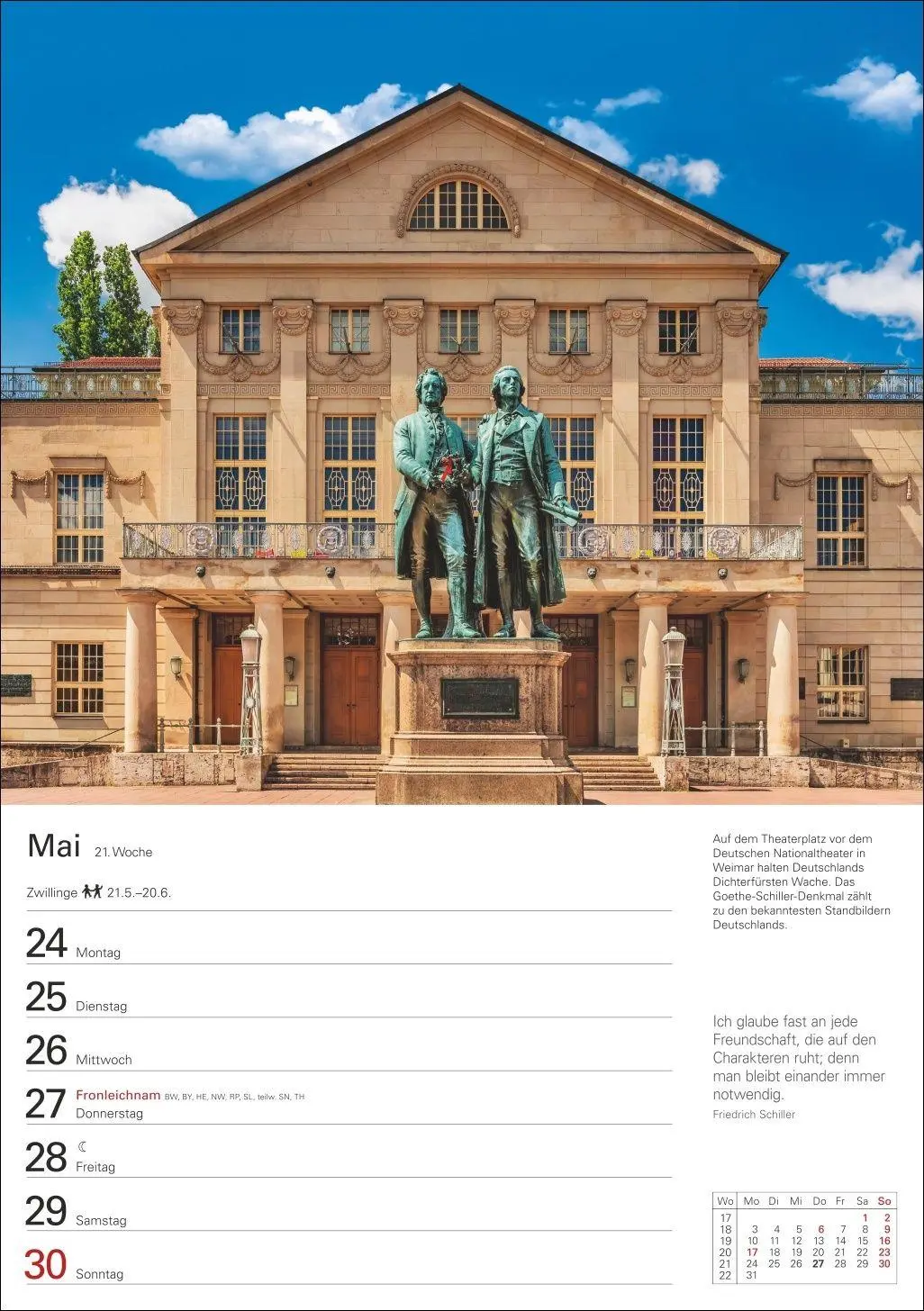 Bild: 9783840038761 | Deutschland Wochenplaner 2027 - Eine Reise in 53 Bildern | Issel
