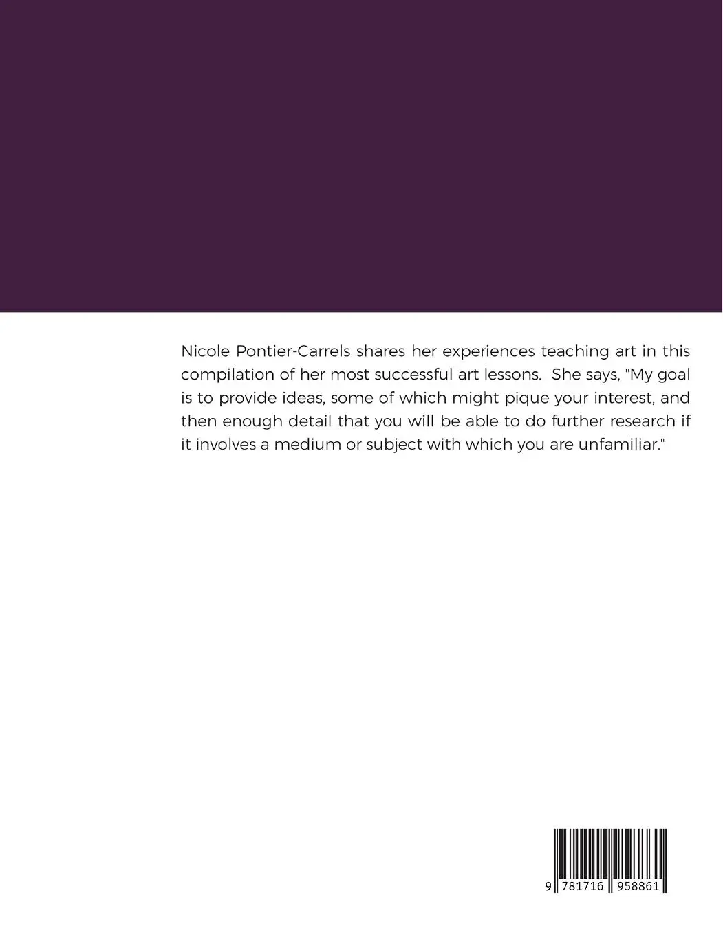Rückseite: 9781716958861 | 210 Art Lessons | Nicole Pontier-Carrels | Taschenbuch | Englisch
