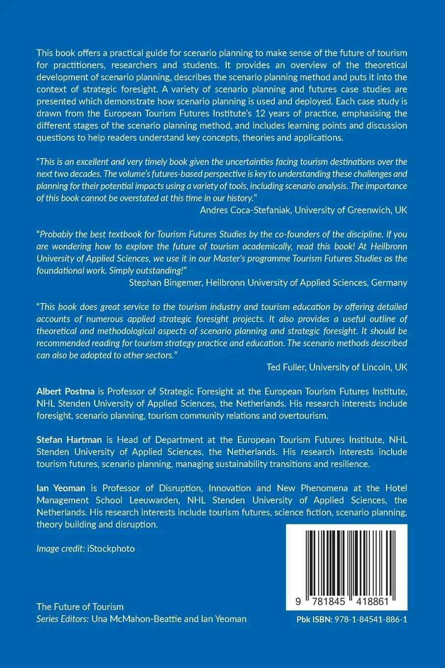 Rückseite: 9781845418861 | Scenario Planning and Tourism Futures | Albert Postma (u. a.) | Buch