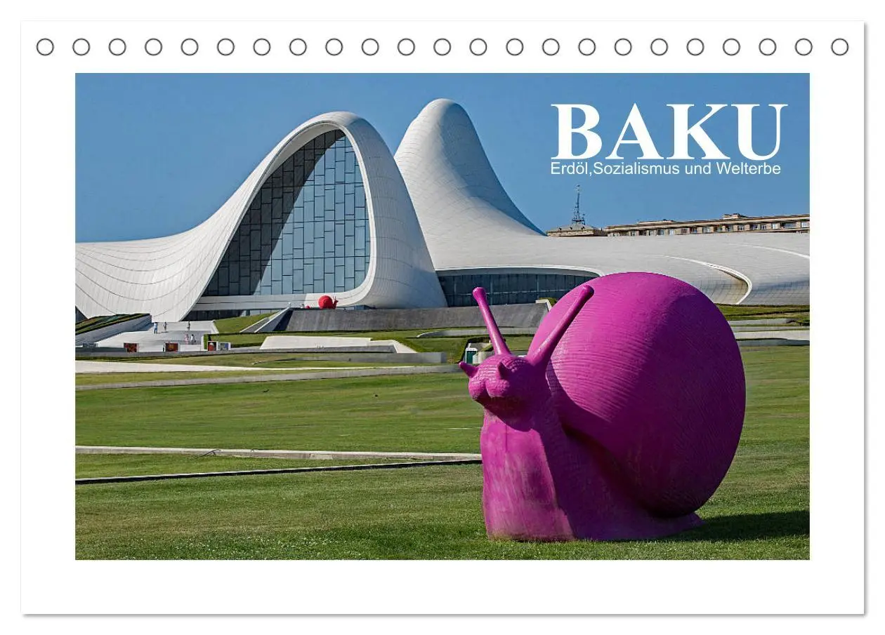 Cover: 9783457758861 | Baku - Erdöl, Sozialismus und Welterbe (Tischkalender 2026 DIN A5...
