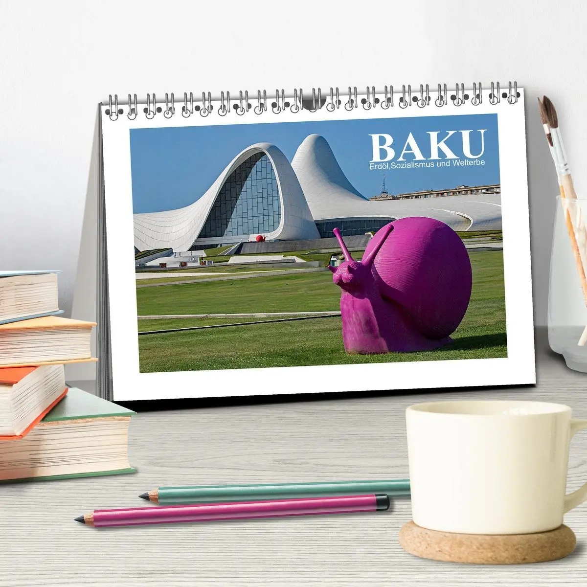 Bild: 9783457758861 | Baku - Erdöl, Sozialismus und Welterbe (Tischkalender 2026 DIN A5...