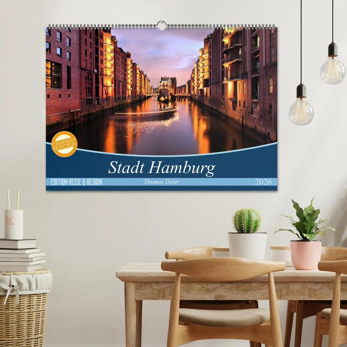 Bild: 9783516228861 | Stadt Hamburg (Wandkalender 2026 DIN A2 quer), CALVENDO Monatskalender