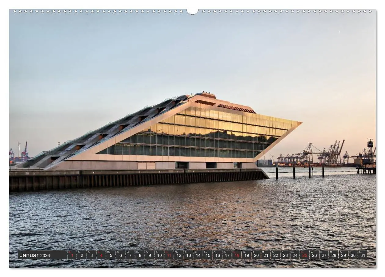 Bild: 9783516228861 | Stadt Hamburg (Wandkalender 2026 DIN A2 quer), CALVENDO Monatskalender