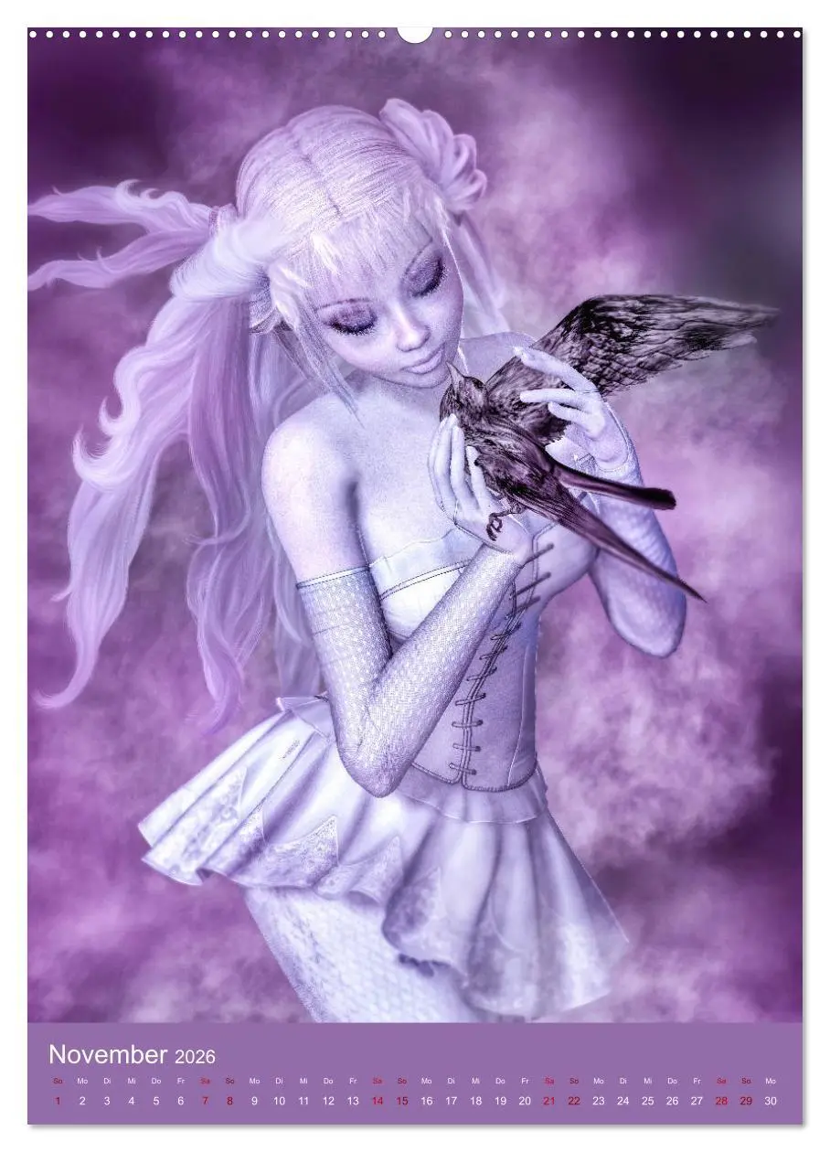Bild: 9783516398861 | Mädchen im Manga Style (Gothic Art) (hochwertiger Premium...