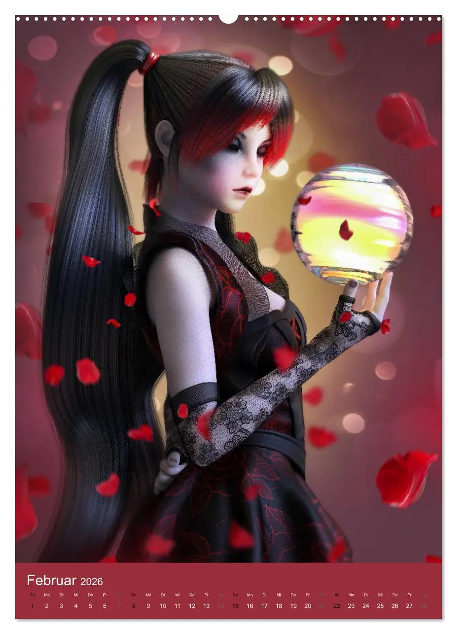 Bild: 9783516398861 | Mädchen im Manga Style (Gothic Art) (hochwertiger Premium...