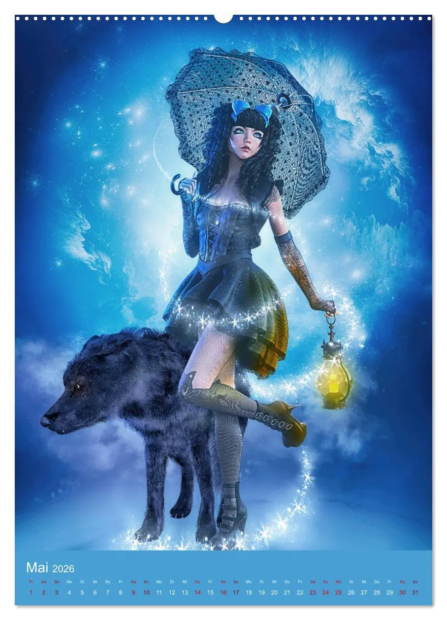 Bild: 9783516398861 | Mädchen im Manga Style (Gothic Art) (hochwertiger Premium...
