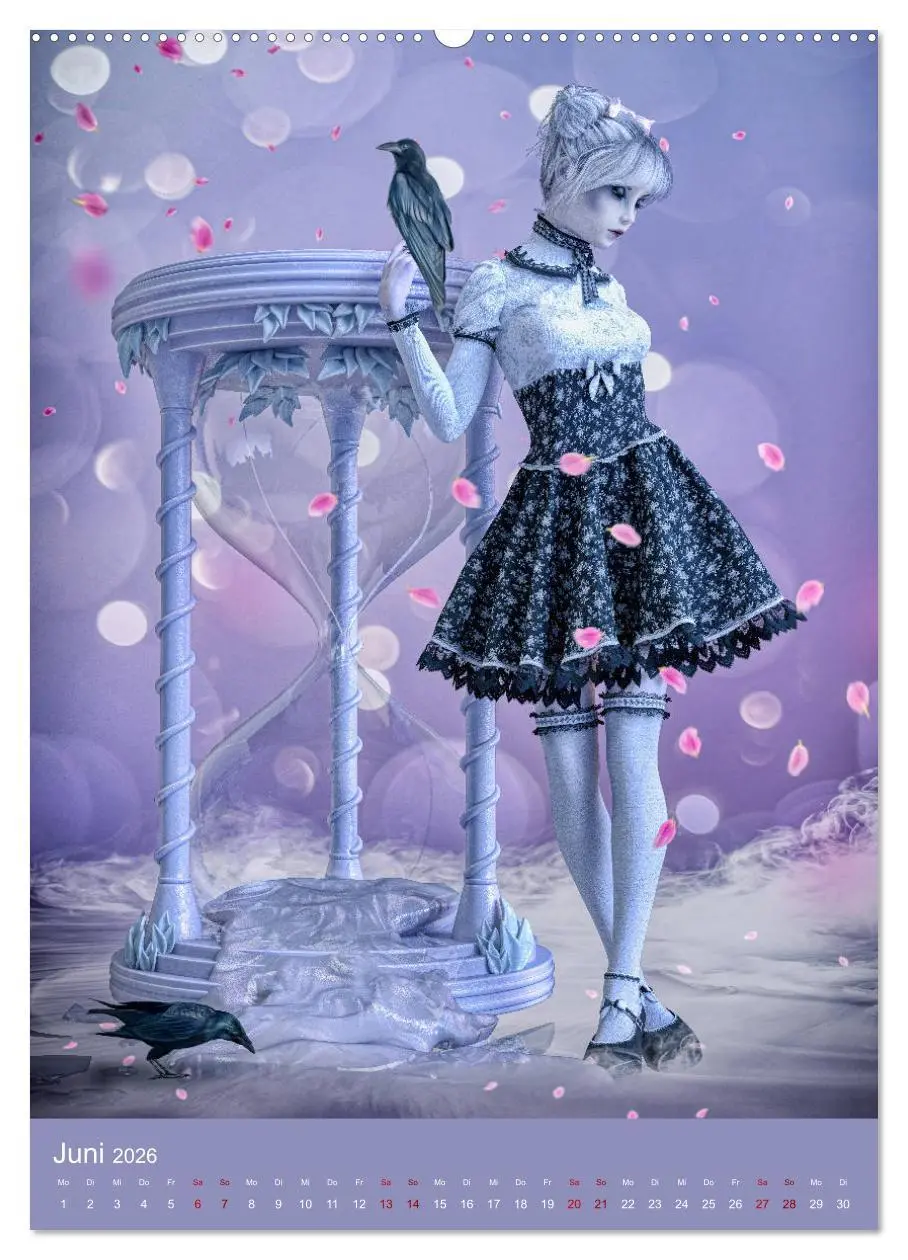 Bild: 9783516398861 | Mädchen im Manga Style (Gothic Art) (hochwertiger Premium...