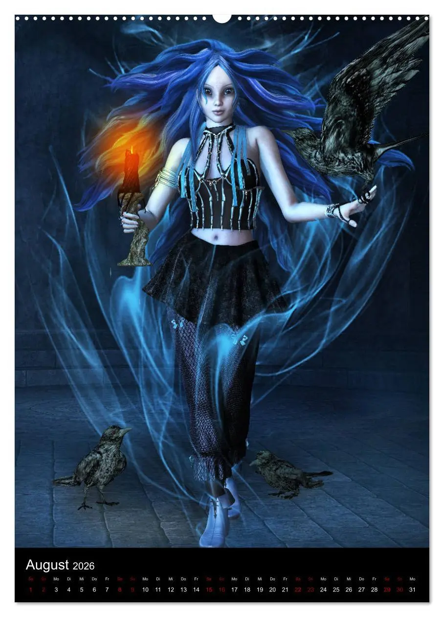 Bild: 9783516398861 | Mädchen im Manga Style (Gothic Art) (hochwertiger Premium...