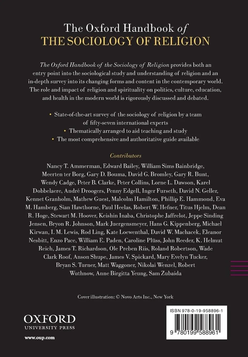 Rückseite: 9780199588961 | Oxford Handbook of the Sociology of Religion | Peter B Clarke | Buch