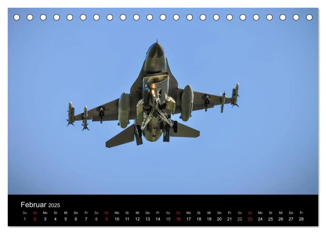Bild: 9783435728961 | F-16 Fliegende Legende (Tischkalender 2025 DIN A5 quer), CALVENDO...