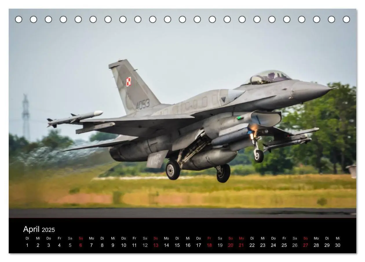 Bild: 9783435728961 | F-16 Fliegende Legende (Tischkalender 2025 DIN A5 quer), CALVENDO...
